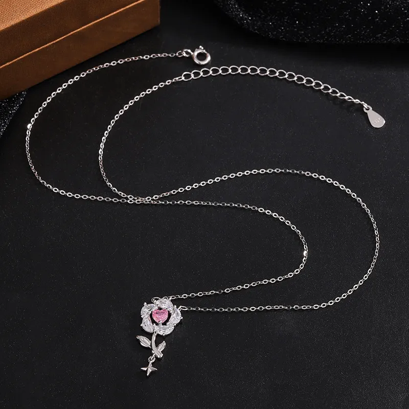 MOVER S925 Silver Necklaces Women's-4