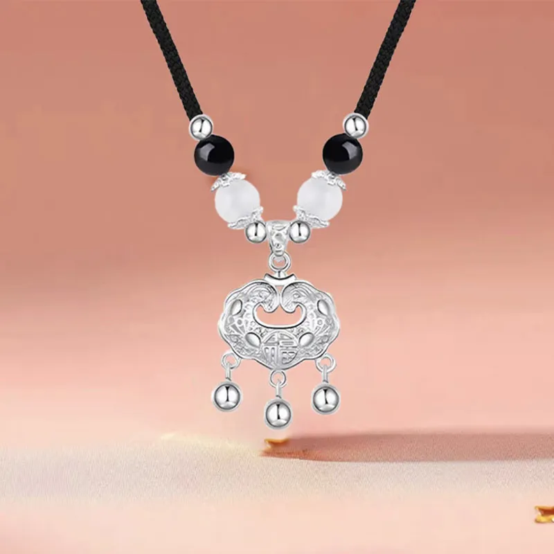 MOVER S999 Fine Silver Necklaces Women's-1