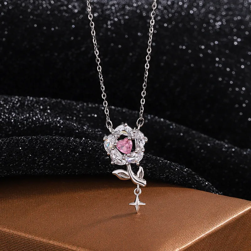 MOVER S925 Silver Necklaces Women's-2