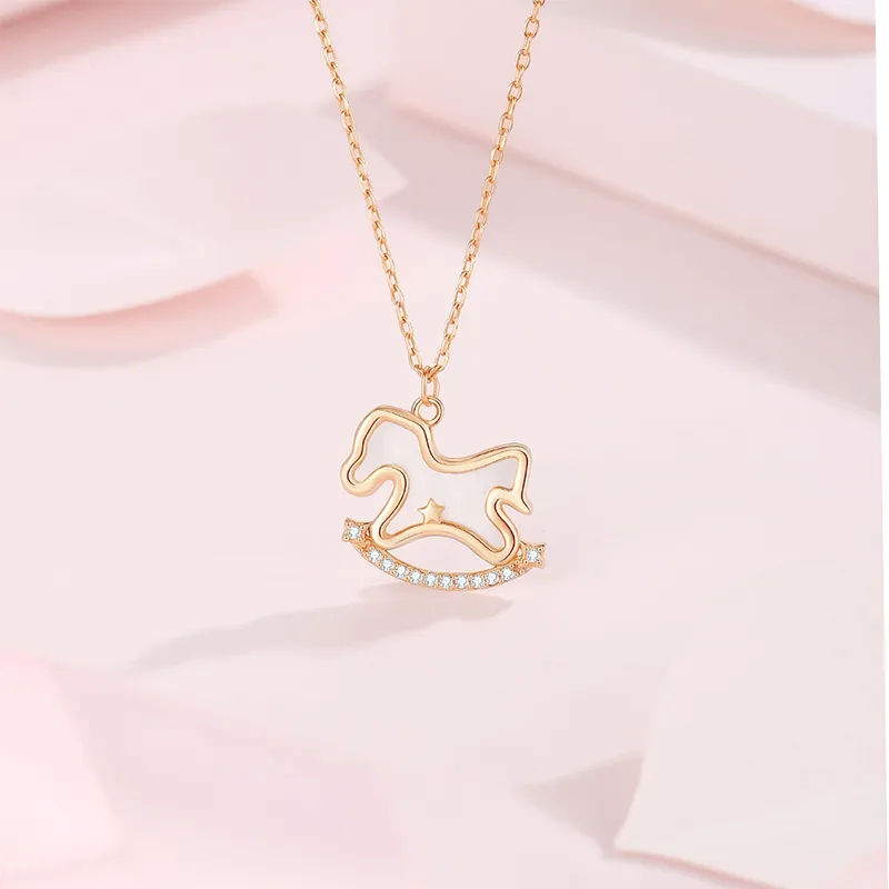 MOVER S925 Silver Necklaces Women's-4