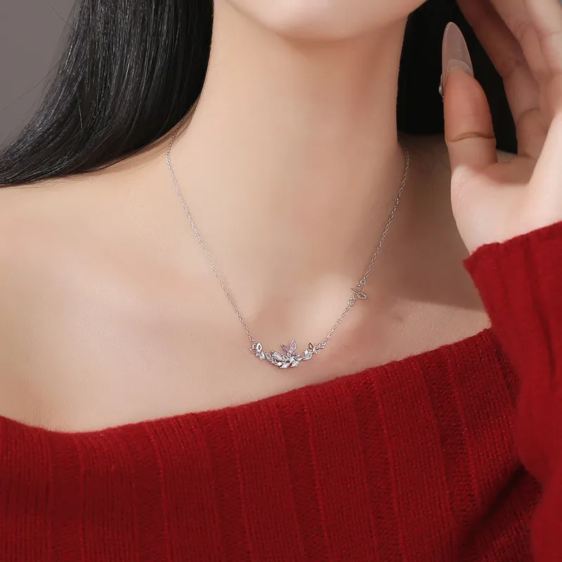 MOVER S999 Fine Silver Necklaces Women's-1