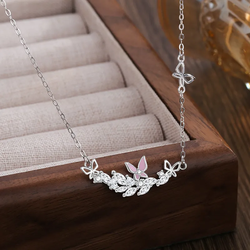 MOVER S999 Fine Silver Necklaces Women's-3