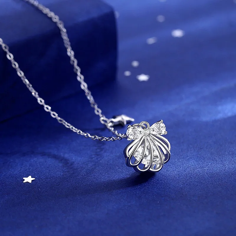 MOVER S999 Fine Silver Necklaces Women's-4