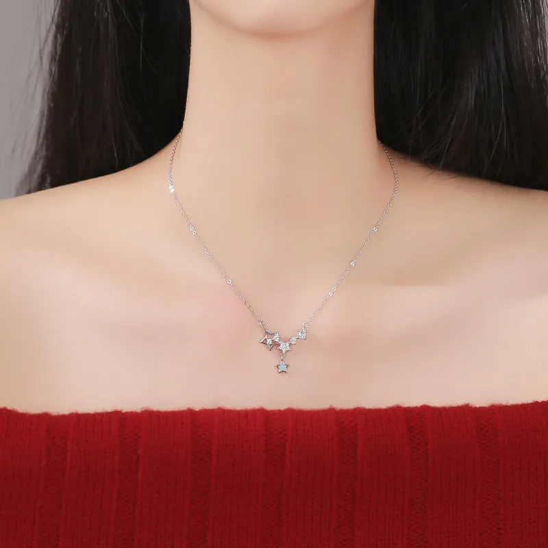 MOVER S999 Fine Silver Necklaces Women's-2