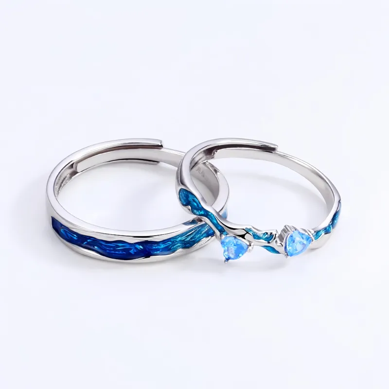 MOVER S999 Fine Silver Rings Unisex-2