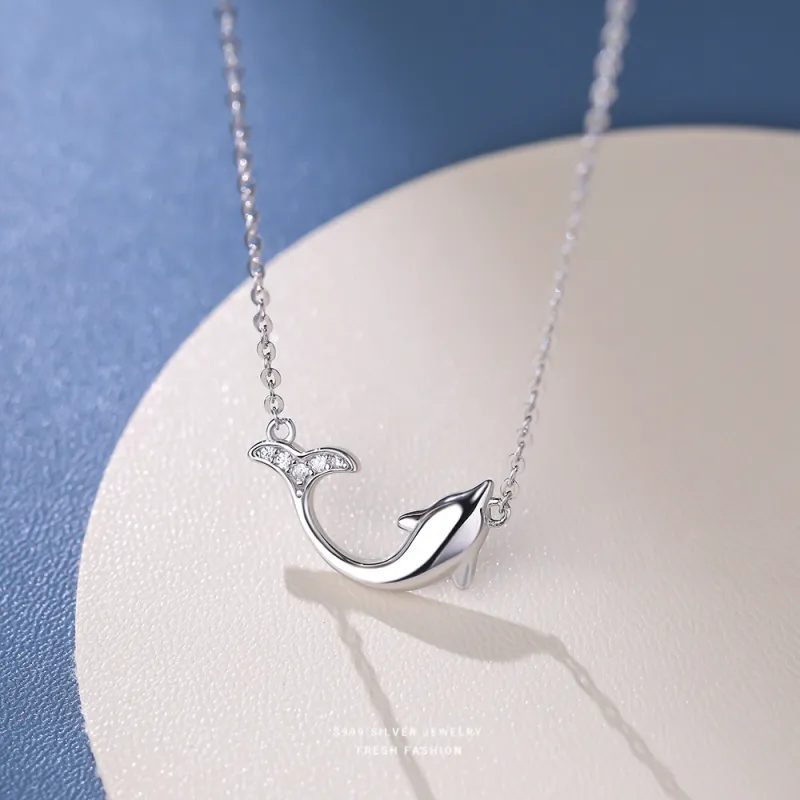 MOVER S999 Fine Silver Necklaces Women's-4