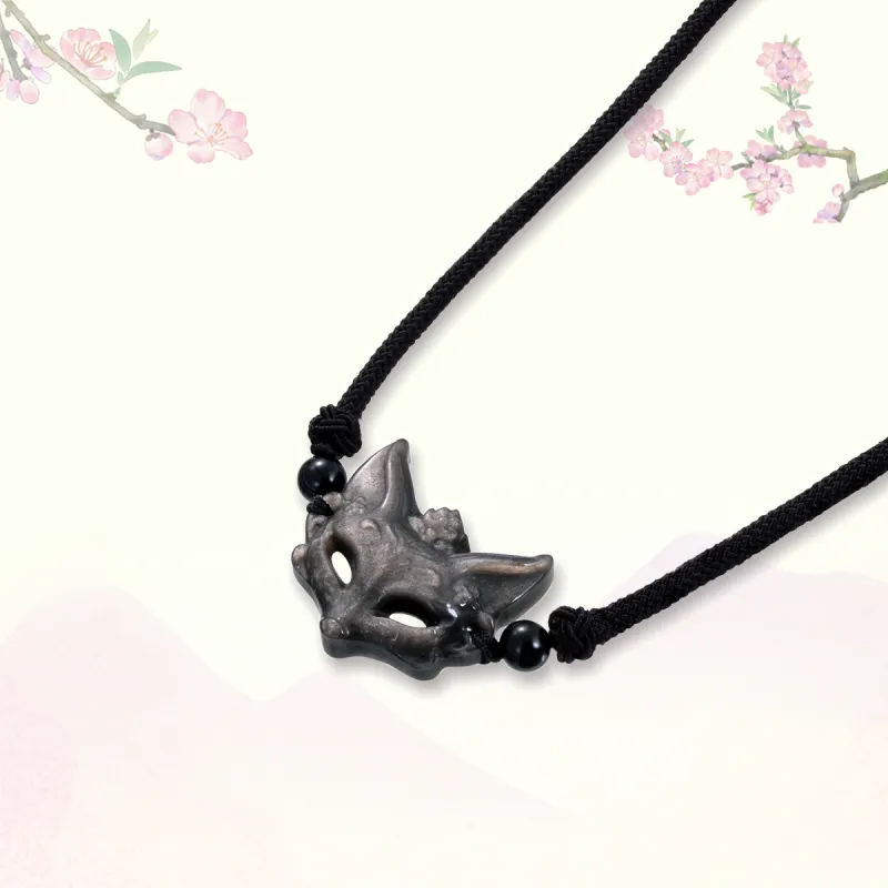 MOVER Obsidian Necklaces Unisex-4