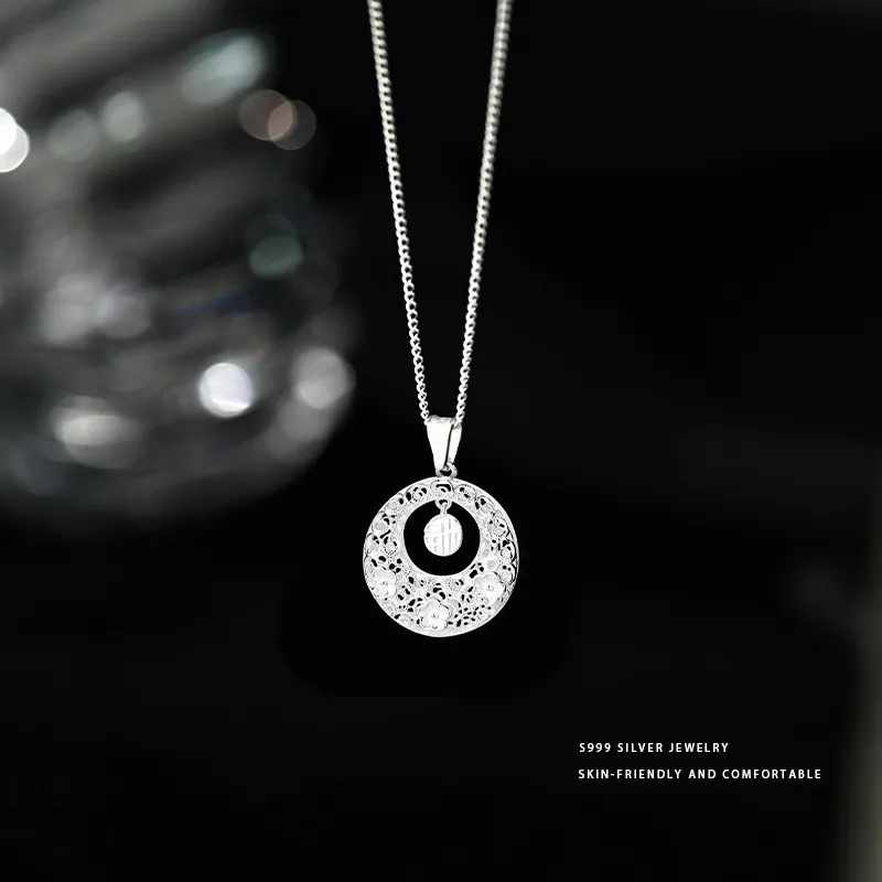 MOVER Sterling Silver Necklaces Women's-3