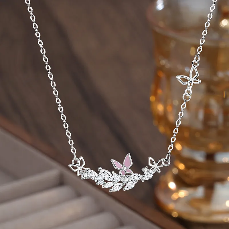 MOVER S999 Fine Silver Necklaces Women's-4