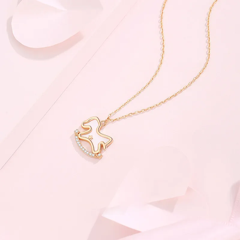 MOVER S925 Silver Necklaces Women's-3