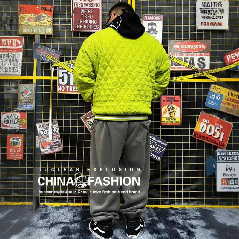 NUCLEAR EXPLOSION Knitted Sports Pants Men's-3