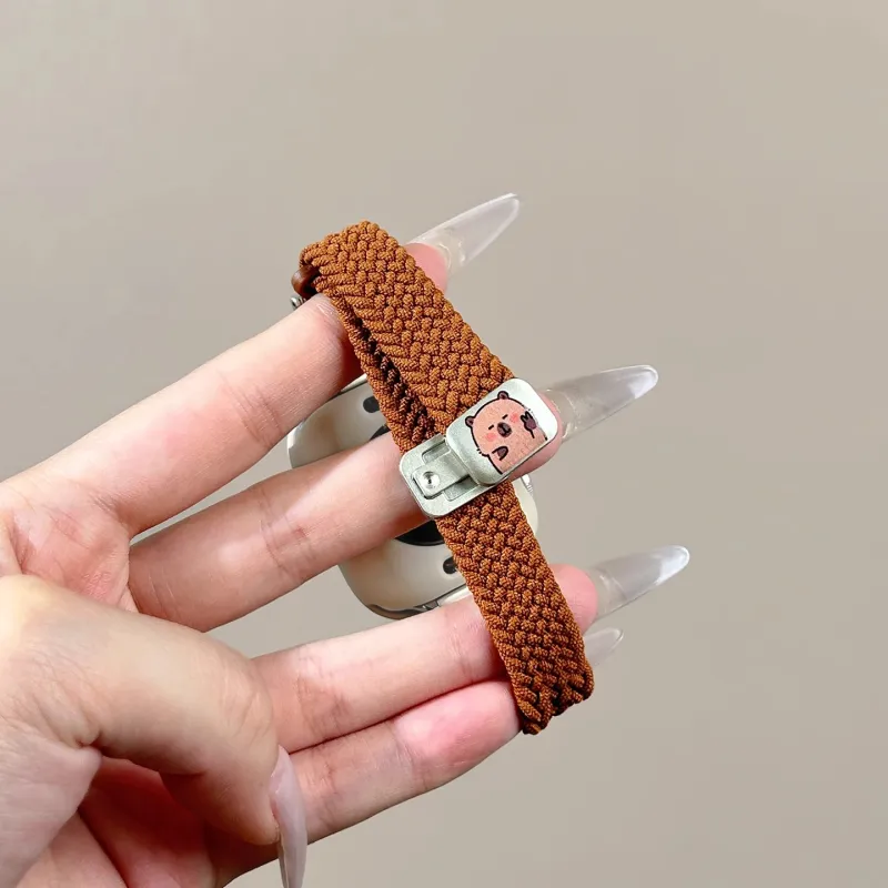 Miss Wrist Xiaomi Red Beige Compatibility Watch Band 130 180mm Nylon Material-2