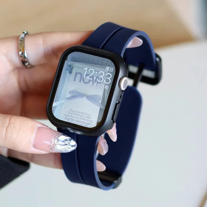 Miss Wrist Apple Compatibility Watch Band Rubber Band Material-13