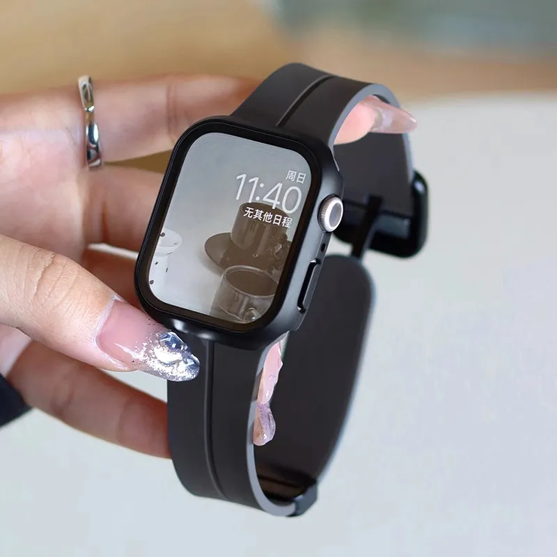 Miss Wrist Apple Compatibility Watch Band Rubber Band Material-9