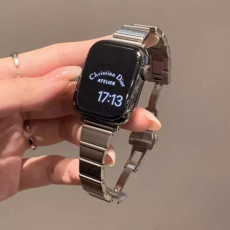 Miss Wrist Watch Band Apple Compatibility 135 200mm Stainless Steel Material-3