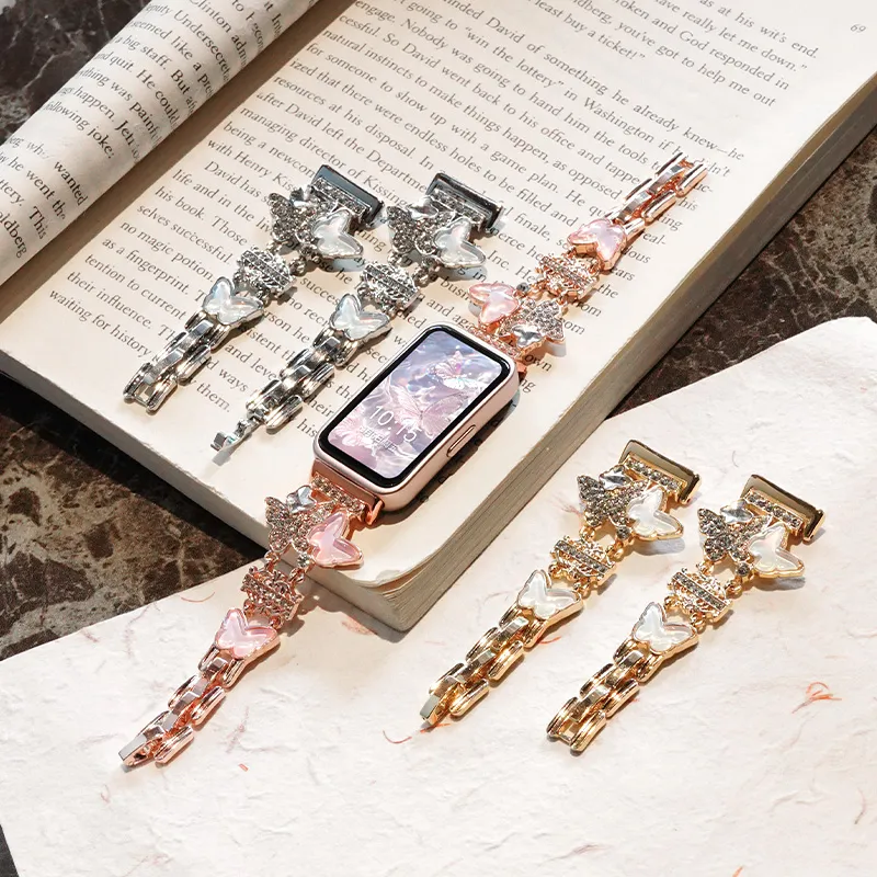 Miss Wrist Huawei Compatibility Watch Band 14mm Metal-1