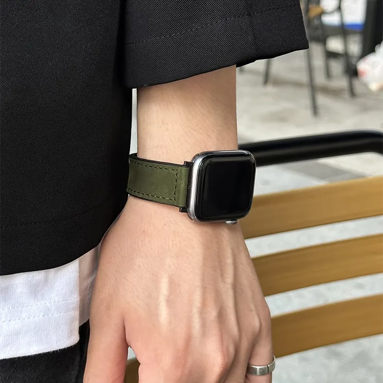 Miss Wrist Apple Compatibility Watch Band Genuine Leather Material-2