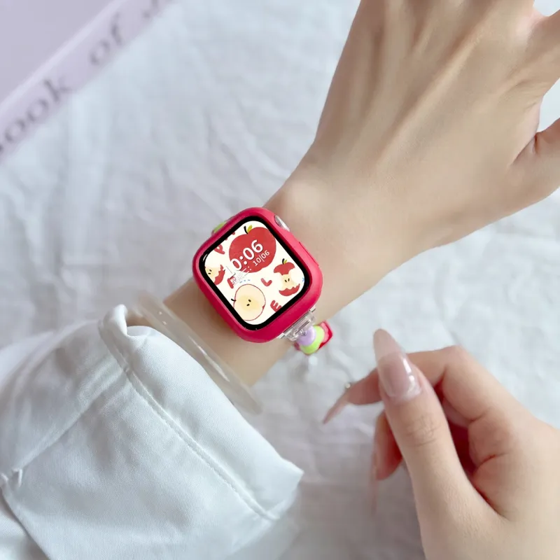 Miss Wrist Xiaomi Red Beige Compatibility Watch Band 130 180mm Metal-3