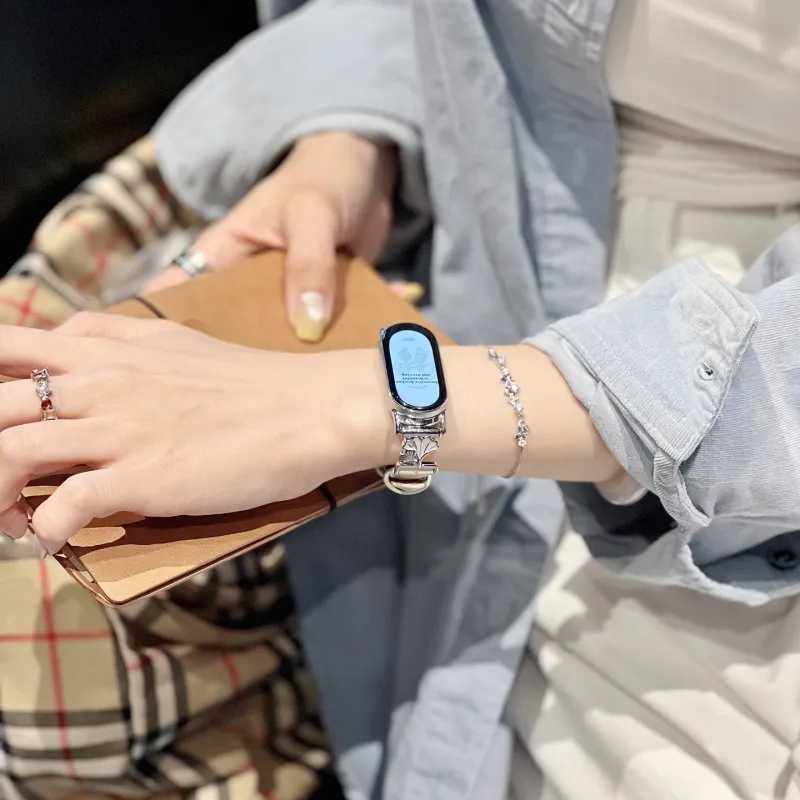 Miss Wrist Xiaomi Compatibility Watch Band 135 200mm Artificial Leather Material-5