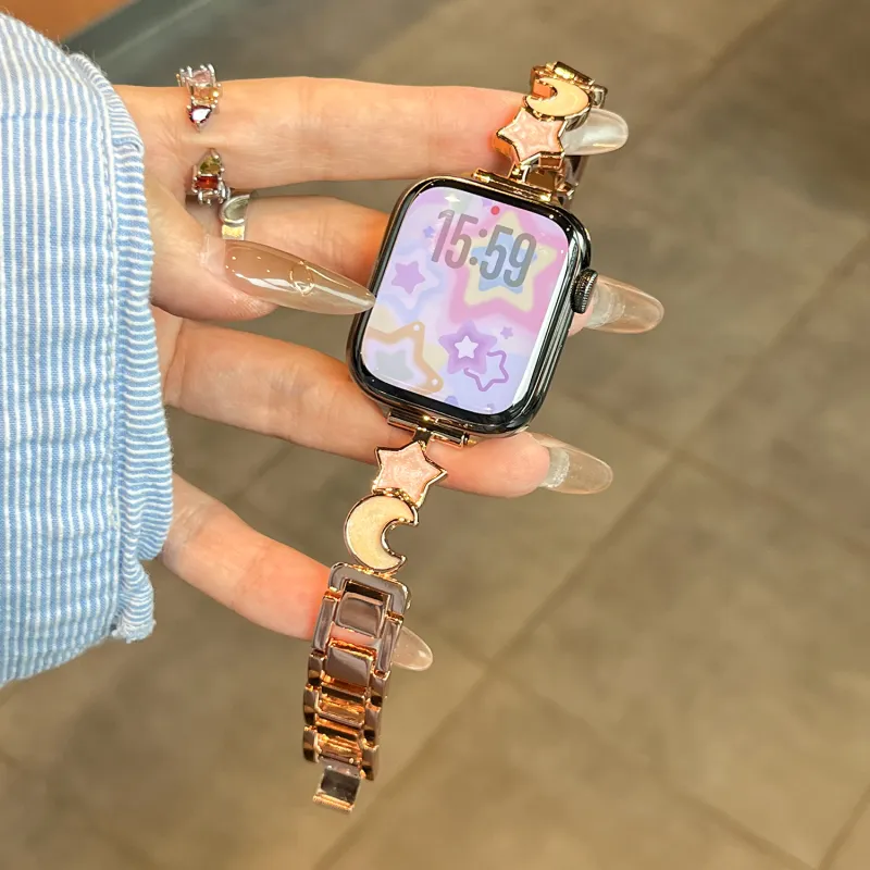 Miss Wrist Apple Compatibility Watch Band Metal-7