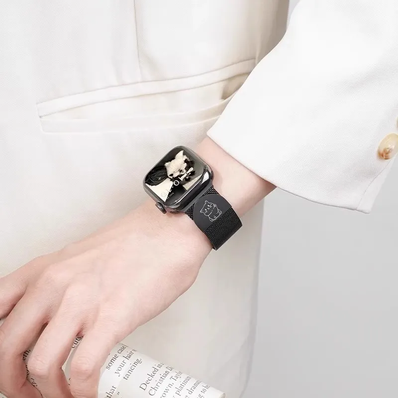 Miss Wrist Apple Compatibility Watch Band 135~230mm Stainless Steel Material-12