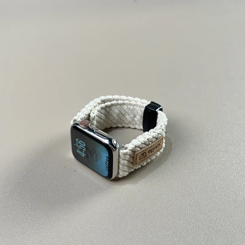 Miss Wrist Apple Compatibility Watch Band 145~208mm Corduroy Material-9