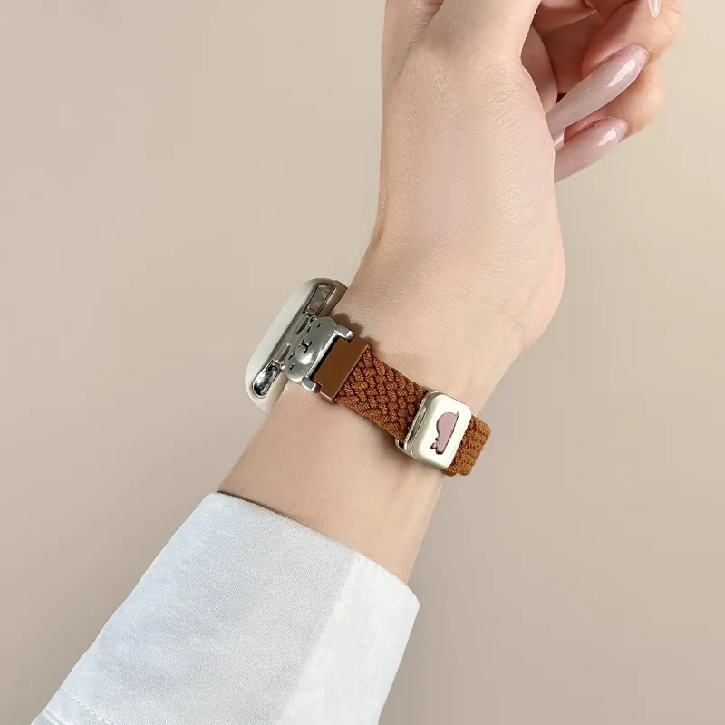 Miss Wrist Xiaomi Red Beige Compatibility Watch Band 130 180mm Nylon Material-6