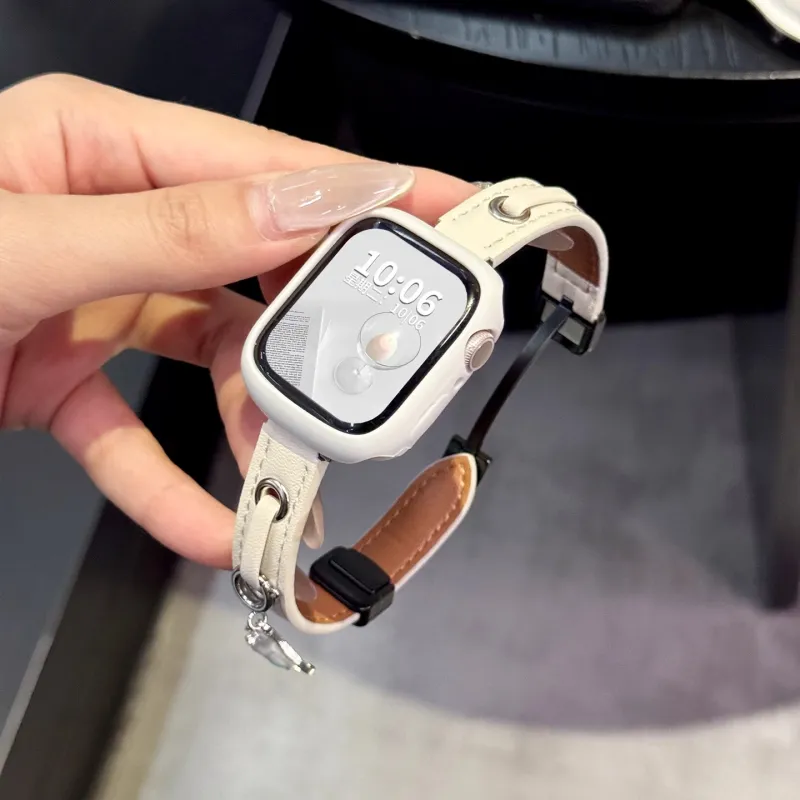 Miss Wrist Apple Compatibility Watch Band 130 180mm Artificial Leather Material-1