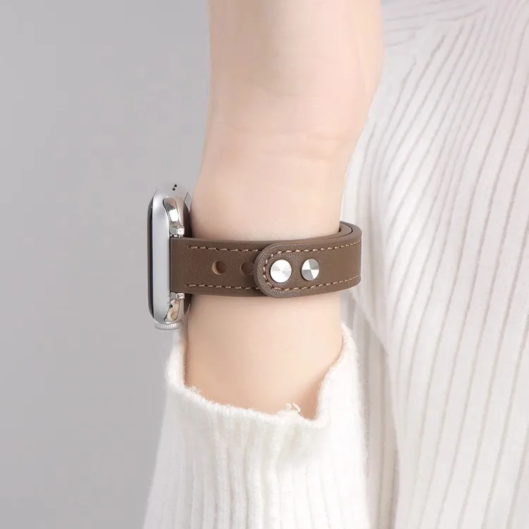 Miss Wrist Apple Compatibility Watch Band Genuine Leather Material-4