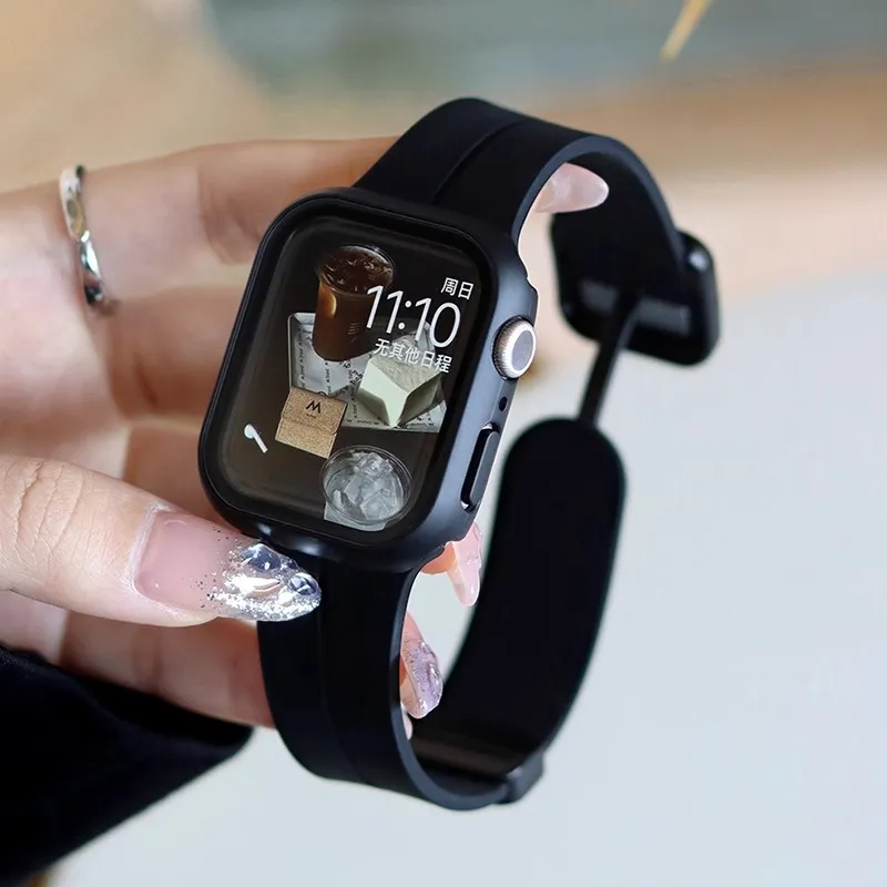 Miss Wrist Apple Compatibility Watch Band Rubber Band Material-1