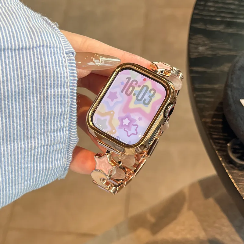 Miss Wrist Apple Compatibility Watch Band Metal-8