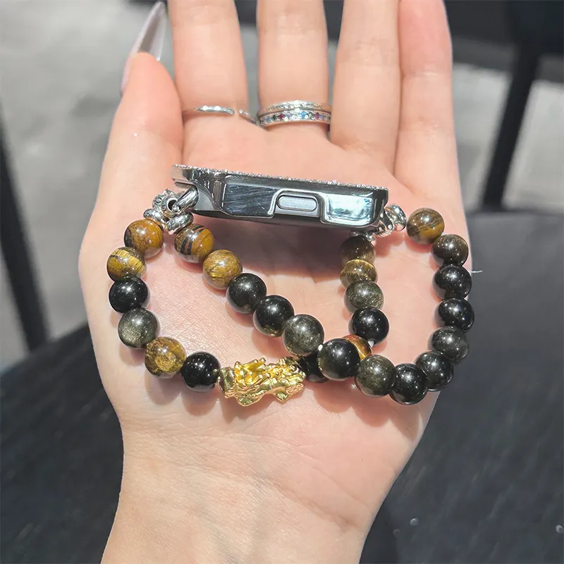 Miss Wrist Huawei Honor Compatibility Watch Band 135 200mm Resin Beads Material-7