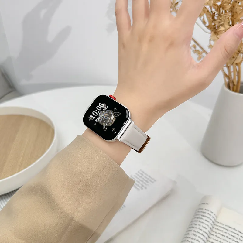 Miss Wrist Huawei Compatibility Watch Band 20mm Artificial Leather Material-4
