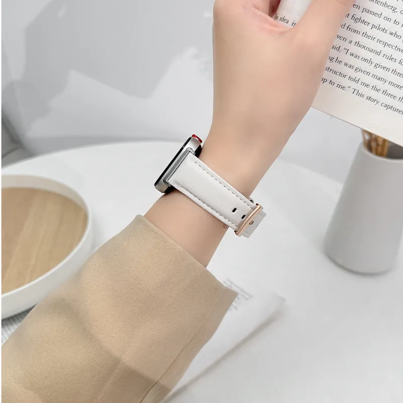 Miss Wrist Huawei Compatibility Watch Band 20mm Artificial Leather Material-5