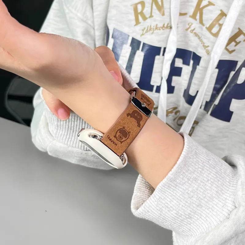 Miss Wrist Apple Compatibility Watch Band 12.5 21cm Artificial Leather Material-7