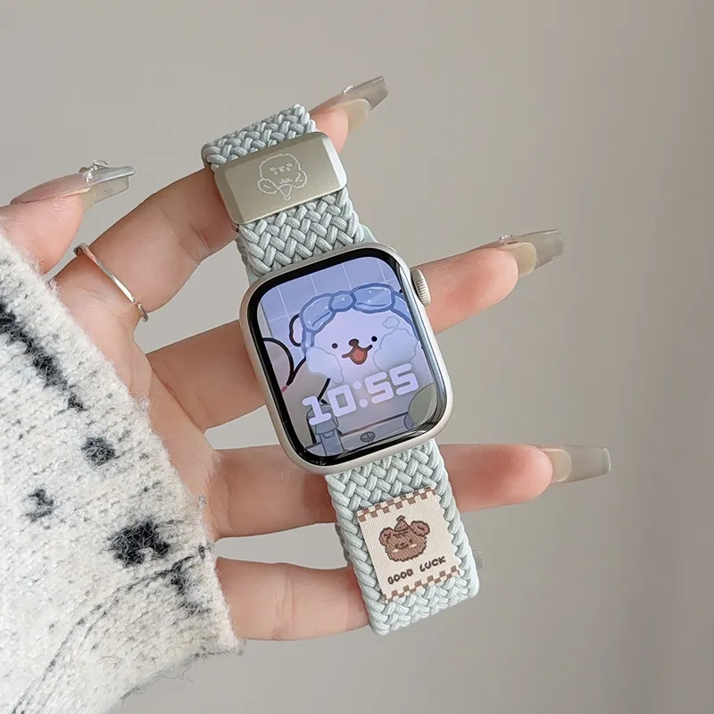 Miss Wrist Apple Compatibility Watch Band 145~208mm Nylon Material-5