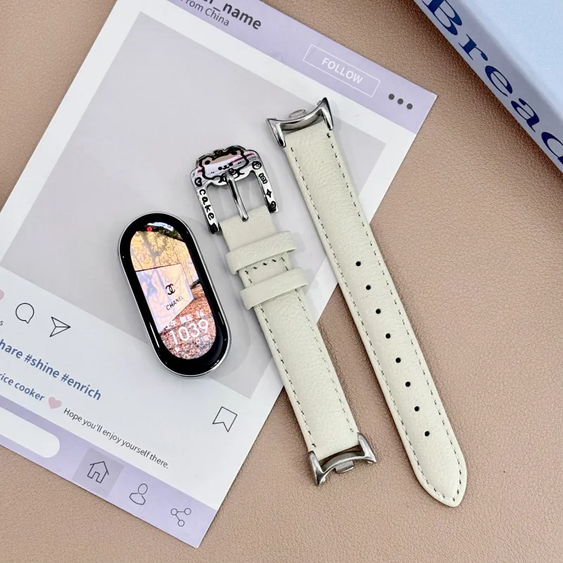 Miss Wrist Watch Bands Xiaomi Compatibility 145~210mm Artificial Leather Material Unisex-8