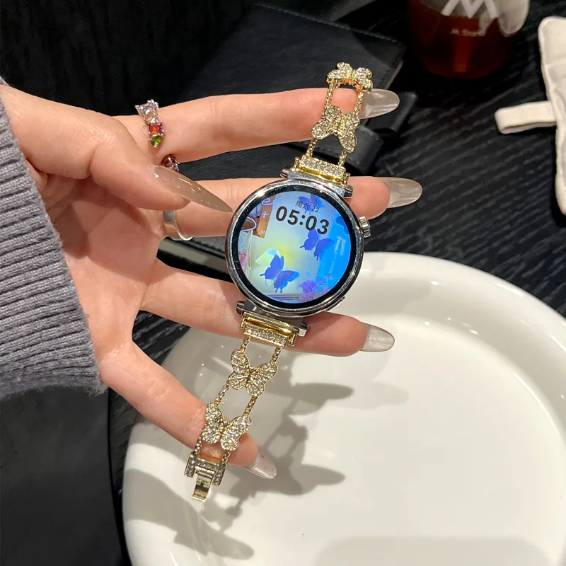 Miss Wrist Watch Band Huawei Compatibility 46mm Metal-7