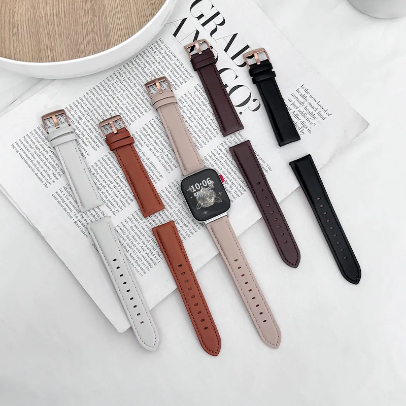 Miss Wrist Huawei Compatibility Watch Band 20mm Artificial Leather Material-1