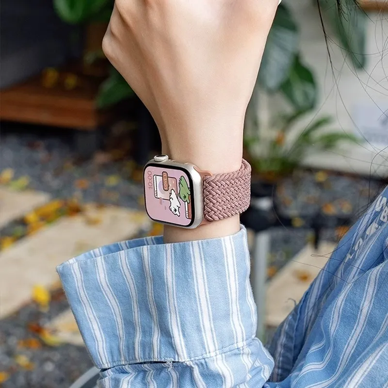 Miss Wrist Apple Compatibility Watch Band 135~230mm Nylon Material-8