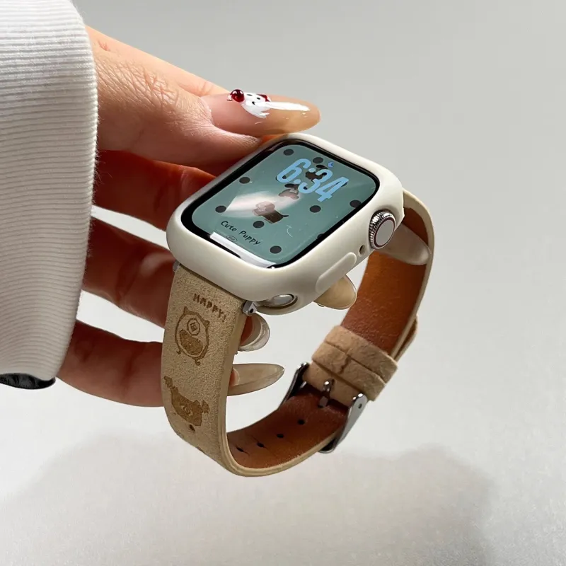 Miss Wrist Apple Compatibility Watch Band 12.5 21cm Artificial Leather Material-2