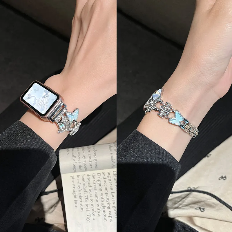 Miss Wrist Huawei Compatibility Watch Band 14mm Metal-11