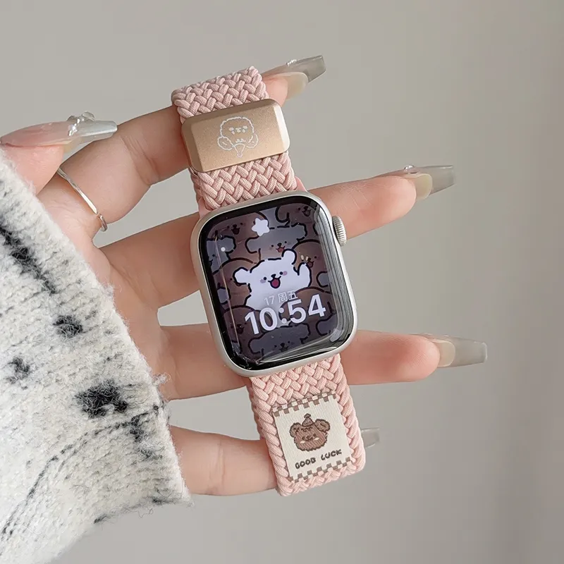 Miss Wrist Apple Compatibility Watch Band 145~208mm Nylon Material-7