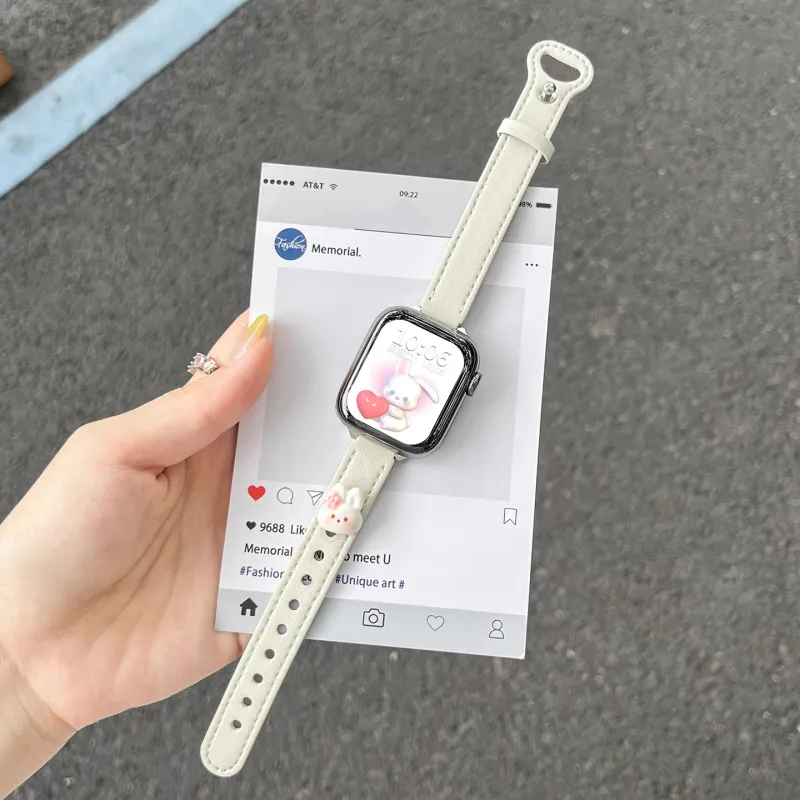 Miss Wrist Apple Compatibility Watch Band 130 180mm Leather-1