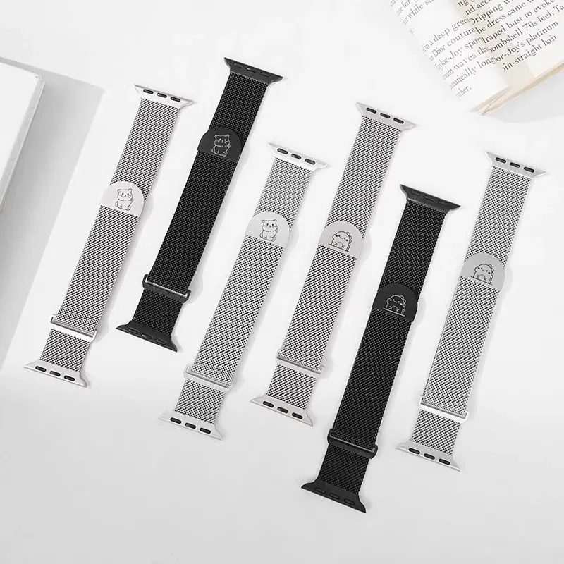 Miss Wrist Apple Compatibility Watch Band 135~230mm Stainless Steel Material-7