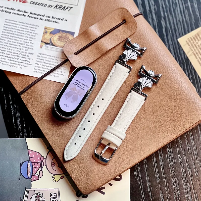 Miss Wrist Xiaomi Compatibility Watch Band 135 200mm Artificial Leather Material-3