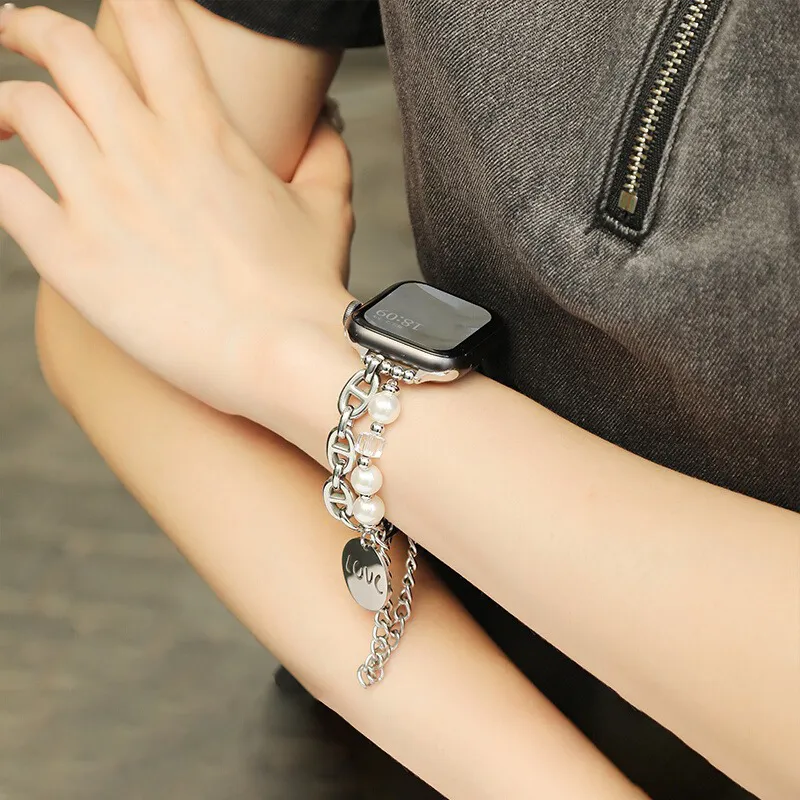 Miss Wrist Apple Compatibility Watch Band 21cm Metal-2