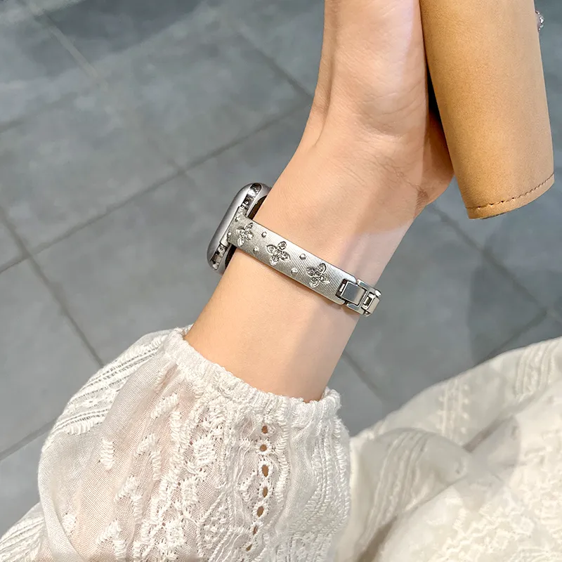Miss Wrist Apple Compatibility Watch Band 145~208mm Metal-4