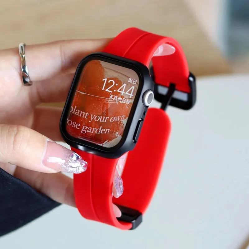 Miss Wrist Apple Compatibility Watch Band Rubber Band Material-15