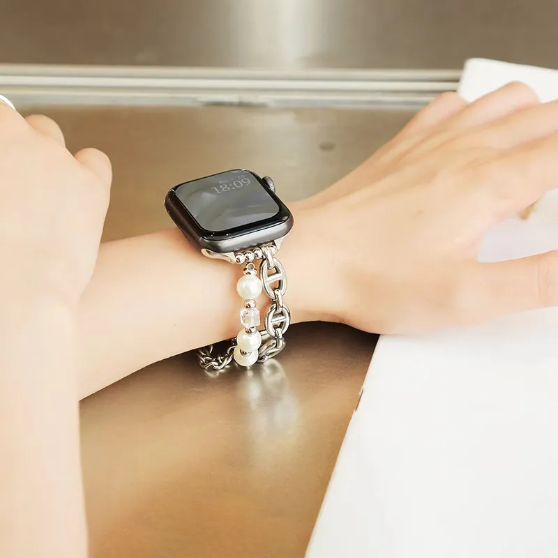 Miss Wrist Apple Compatibility Watch Band 21cm Metal-5